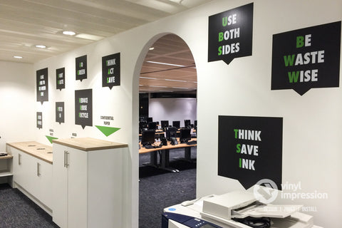 notice graphics on print and cut vinyl