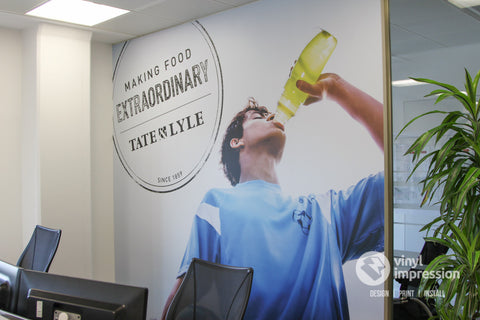 Full wall covering man drinking image