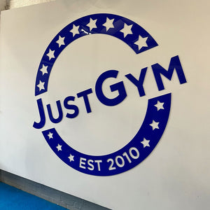 3D Acrylic Circle Logo Wall Sign large icon logo wall sign
