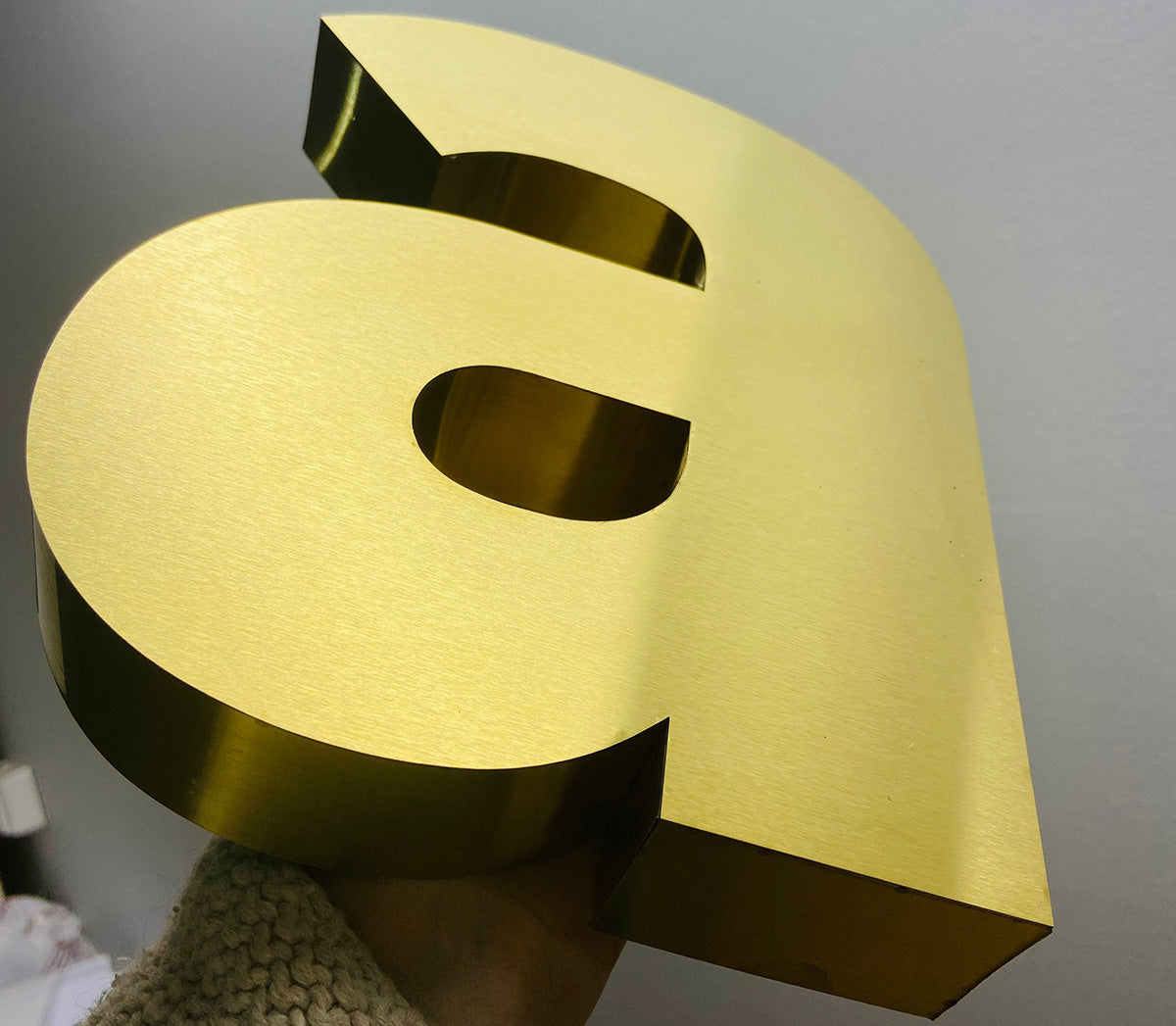 3 Color Sign Design Built Up 3D Logo Wall Sign | Hyper Creative