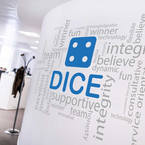 logo word cluster mock up - square