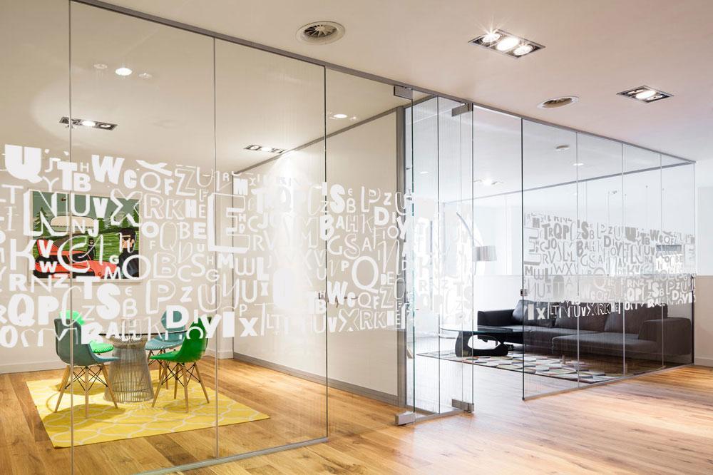 Text typography Window Film | Hyper Creative